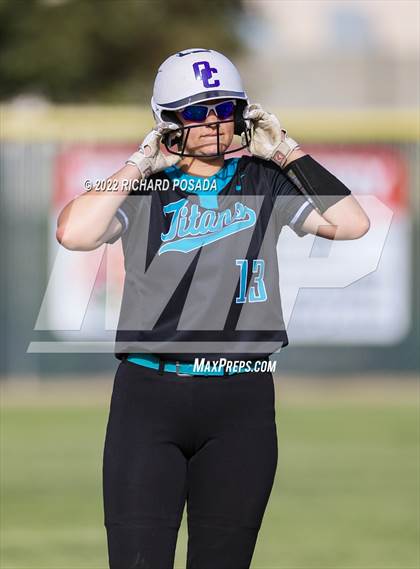 Thumbnail 3 in Orange Cove @ Monache (CIF SoCal DIV IV Softball Championships) photogallery.