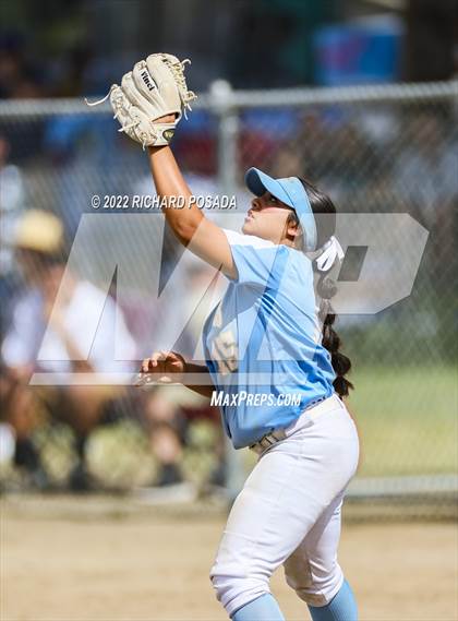 Thumbnail 1 in Orange Cove @ Monache (CIF SoCal DIV IV Softball Championships) photogallery.