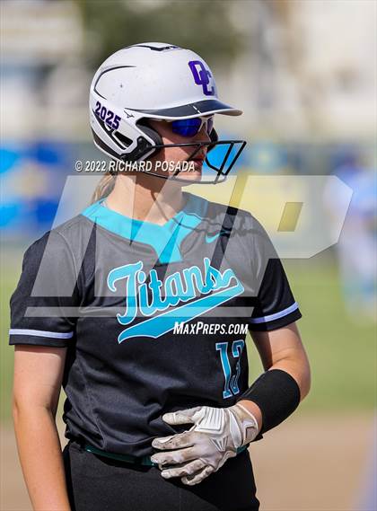 Thumbnail 3 in Orange Cove @ Monache (CIF SoCal DIV IV Softball Championships) photogallery.