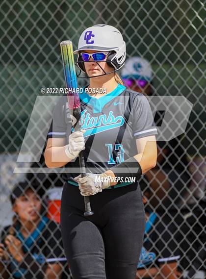 Thumbnail 2 in Orange Cove @ Monache (CIF SoCal DIV IV Softball Championships) photogallery.