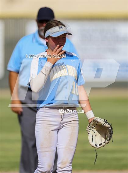 Thumbnail 2 in Orange Cove @ Monache (CIF SoCal DIV IV Softball Championships) photogallery.