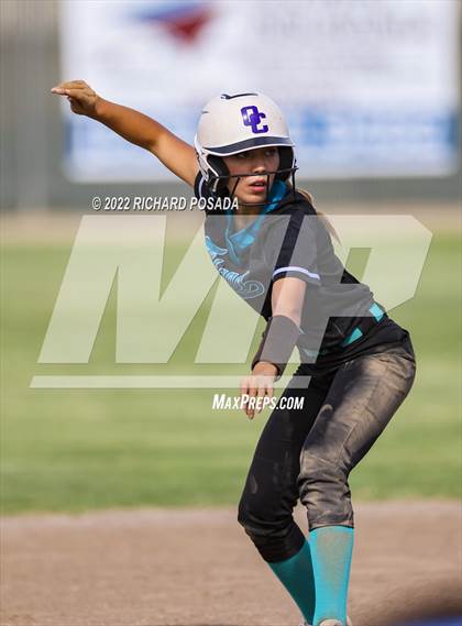 Thumbnail 1 in Orange Cove @ Monache (CIF SoCal DIV IV Softball Championships) photogallery.