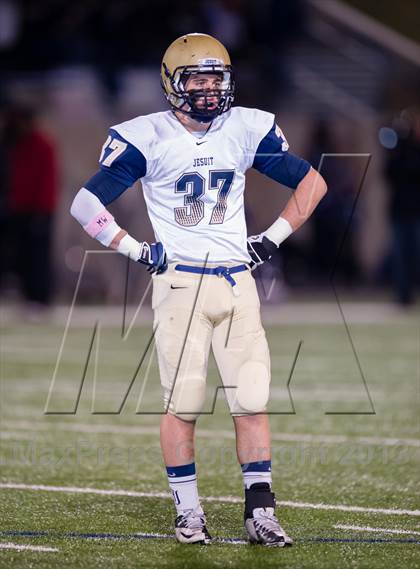Thumbnail 3 in Plano West vs Dallas Jesuit (UIL 5A Bi-District Playoff) photogallery.
