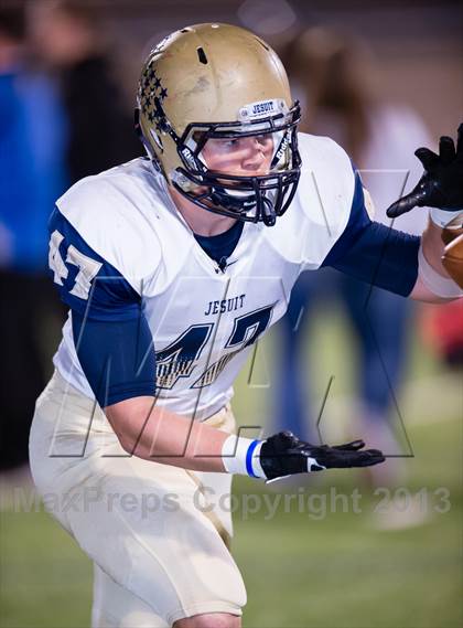 Thumbnail 3 in Plano West vs Dallas Jesuit (UIL 5A Bi-District Playoff) photogallery.