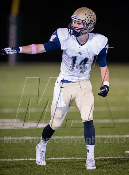 Thumbnail 1 in Plano West vs Dallas Jesuit (UIL 5A Bi-District Playoff) photogallery.