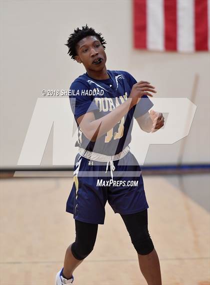 Thumbnail 2 in Durant vs. Carrollwood Day (Prep Hoop Sun Bash) photogallery.
