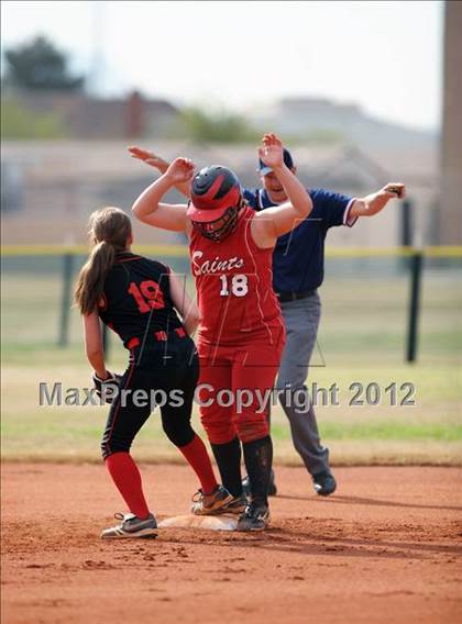 Thumbnail 2 in Sandy Valley @ Mountain View Christian (Spring Slam Tournament) photogallery.