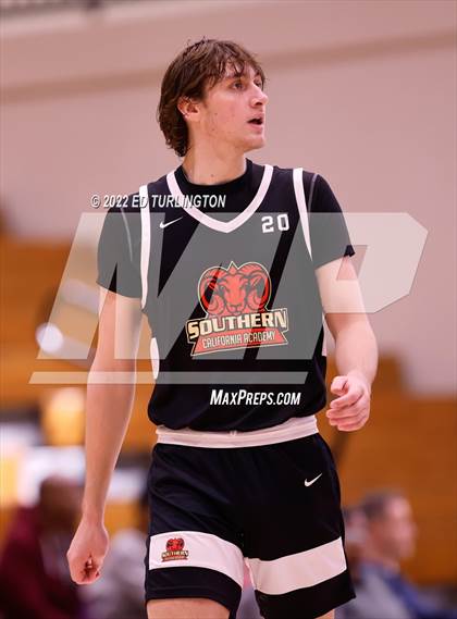 Thumbnail 2 in Carmel Christian vs. Southern California Academy (Holiday Hoopsgiving) photogallery.