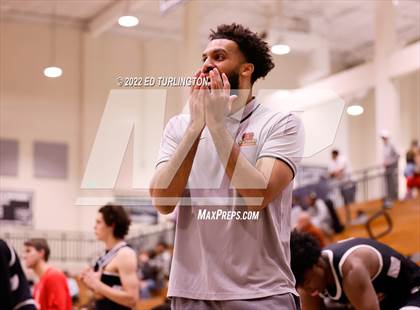 Thumbnail 3 in Carmel Christian vs. Southern California Academy (Holiday Hoopsgiving) photogallery.