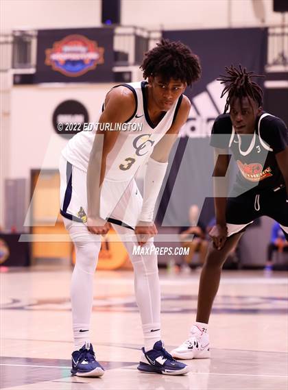 Thumbnail 2 in Carmel Christian vs. Southern California Academy (Holiday Hoopsgiving) photogallery.