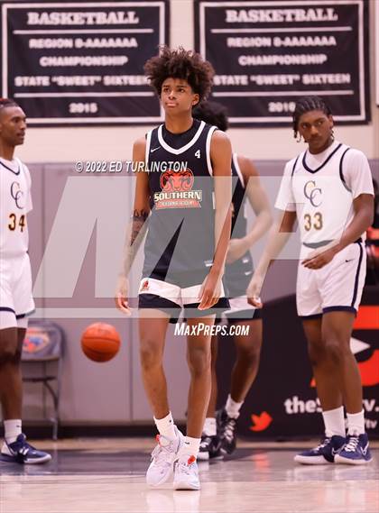 Thumbnail 1 in Carmel Christian vs. Southern California Academy (Holiday Hoopsgiving) photogallery.