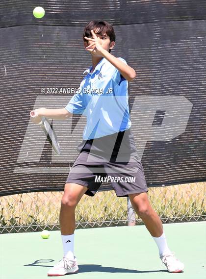 Thumbnail 2 in Bay Valley Athletic League Tennis Championship photogallery.