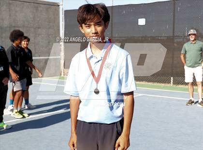 Thumbnail 3 in Bay Valley Athletic League Tennis Championship photogallery.
