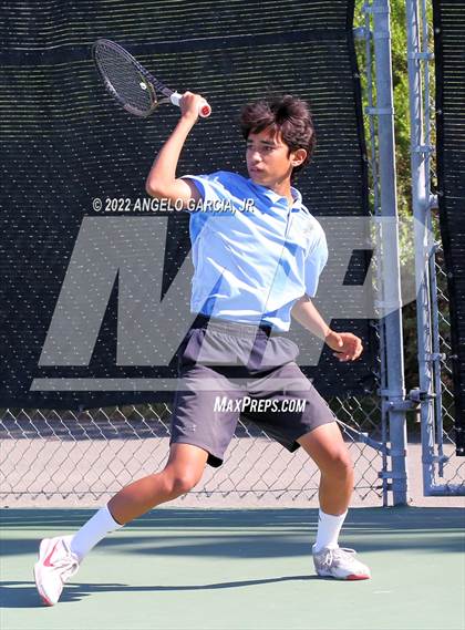Thumbnail 1 in Bay Valley Athletic League Tennis Championship photogallery.