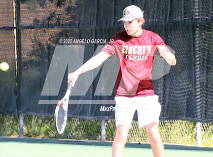 Thumbnail 3 in Bay Valley Athletic League Tennis Championship photogallery.