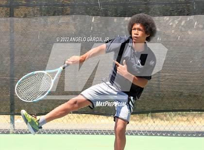 Thumbnail 3 in Bay Valley Athletic League Tennis Championship photogallery.