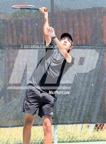 Thumbnail 3 in Bay Valley Athletic League Tennis Championship photogallery.