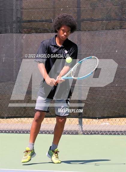 Thumbnail 3 in Bay Valley Athletic League Tennis Championship photogallery.
