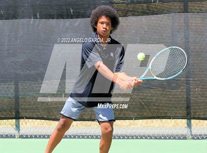 Thumbnail 1 in Bay Valley Athletic League Tennis Championship photogallery.