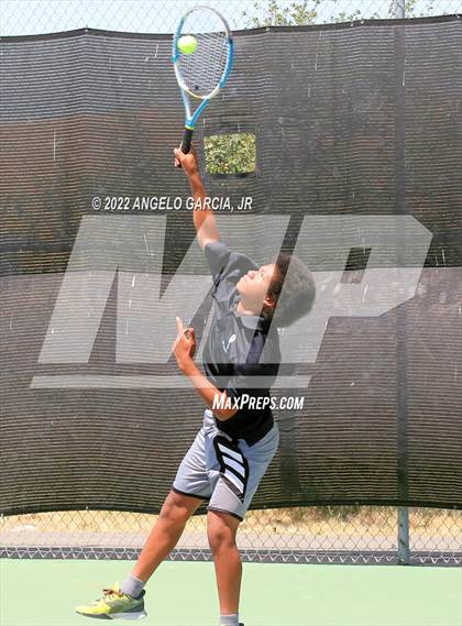 Thumbnail 1 in Bay Valley Athletic League Tennis Championship photogallery.