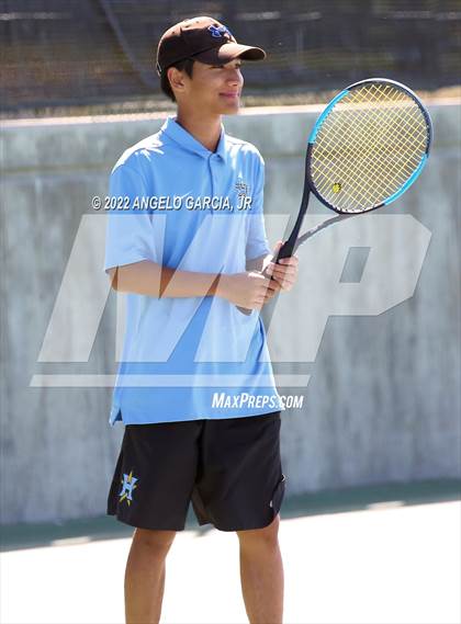 Thumbnail 1 in Bay Valley Athletic League Tennis Championship photogallery.