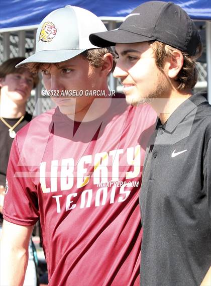 Thumbnail 3 in Bay Valley Athletic League Tennis Championship photogallery.