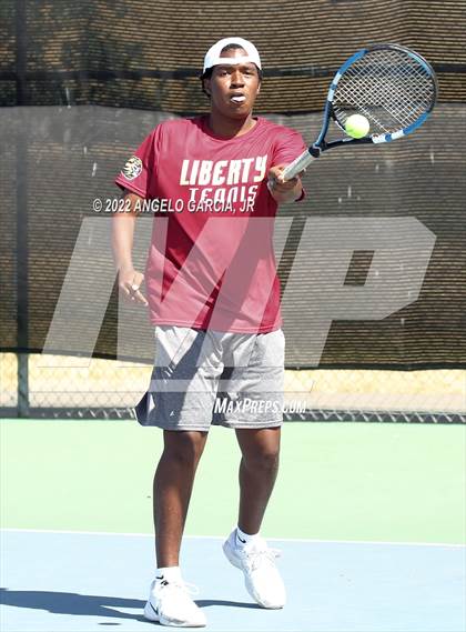 Thumbnail 1 in Bay Valley Athletic League Tennis Championship photogallery.