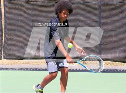 Thumbnail 3 in Bay Valley Athletic League Tennis Championship photogallery.