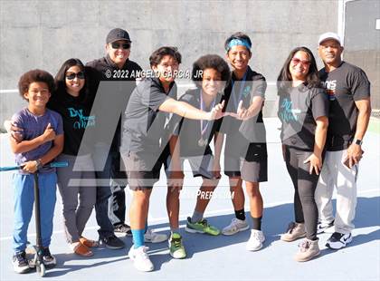 Thumbnail 2 in Bay Valley Athletic League Tennis Championship photogallery.
