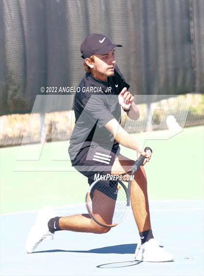 Thumbnail 3 in Bay Valley Athletic League Tennis Championship photogallery.