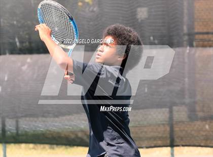 Thumbnail 3 in Bay Valley Athletic League Tennis Championship photogallery.