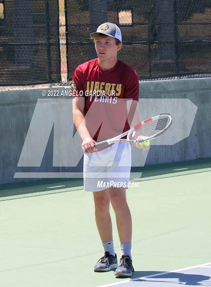 Thumbnail 2 in Bay Valley Athletic League Tennis Championship photogallery.