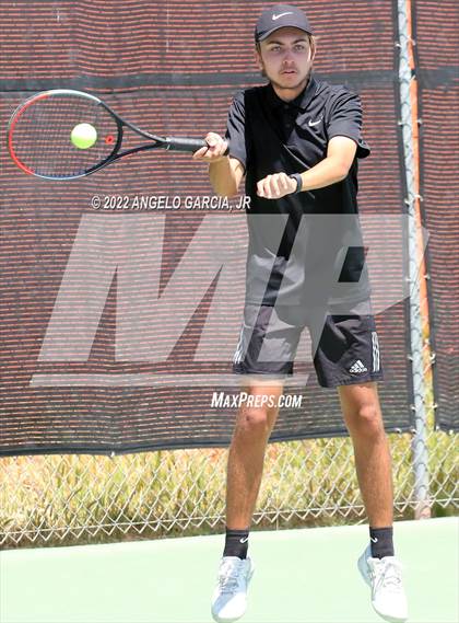Thumbnail 3 in Bay Valley Athletic League Tennis Championship photogallery.