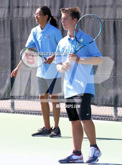 Thumbnail 1 in Bay Valley Athletic League Tennis Championship photogallery.