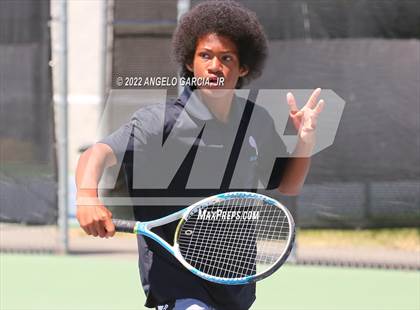 Thumbnail 2 in Bay Valley Athletic League Tennis Championship photogallery.