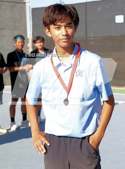Thumbnail 2 in Bay Valley Athletic League Tennis Championship photogallery.