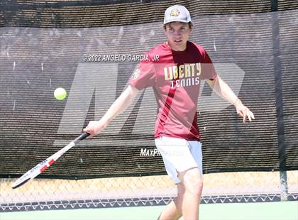 Thumbnail 1 in Bay Valley Athletic League Tennis Championship photogallery.