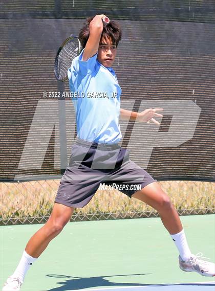 Thumbnail 3 in Bay Valley Athletic League Tennis Championship photogallery.