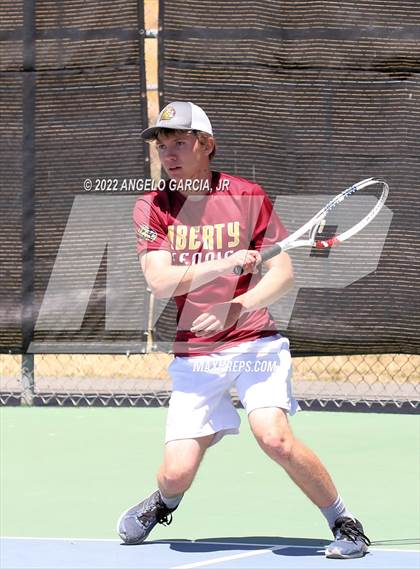 Thumbnail 1 in Bay Valley Athletic League Tennis Championship photogallery.