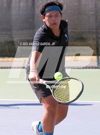 Thumbnail 1 in Bay Valley Athletic League Tennis Championship photogallery.