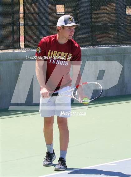 Thumbnail 1 in Bay Valley Athletic League Tennis Championship photogallery.