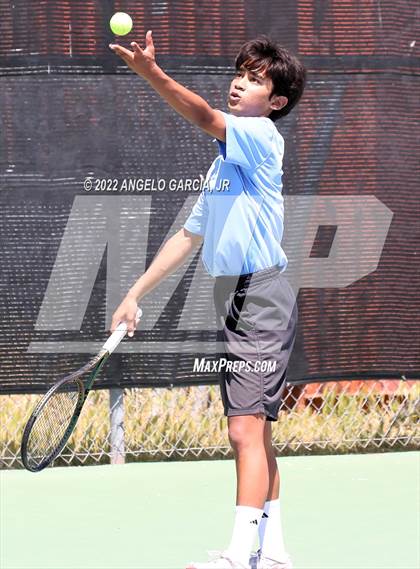 Thumbnail 3 in Bay Valley Athletic League Tennis Championship photogallery.