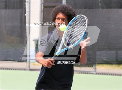 Thumbnail 1 in Bay Valley Athletic League Tennis Championship photogallery.