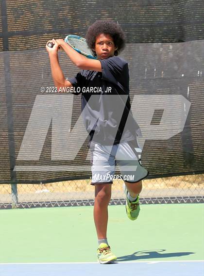 Thumbnail 2 in Bay Valley Athletic League Tennis Championship photogallery.