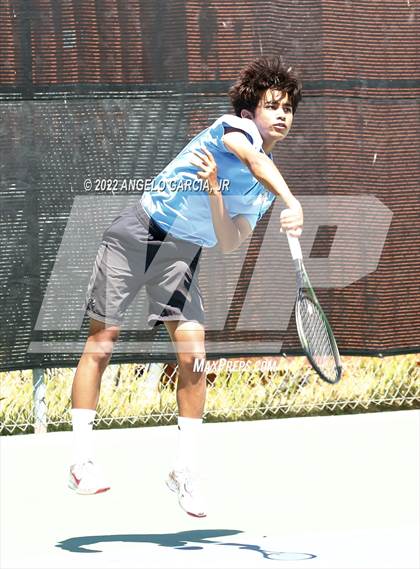 Thumbnail 3 in Bay Valley Athletic League Tennis Championship photogallery.