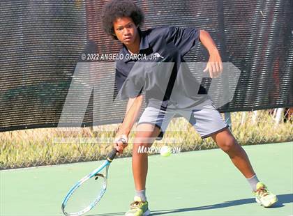 Thumbnail 2 in Bay Valley Athletic League Tennis Championship photogallery.