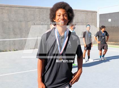 Thumbnail 1 in Bay Valley Athletic League Tennis Championship photogallery.