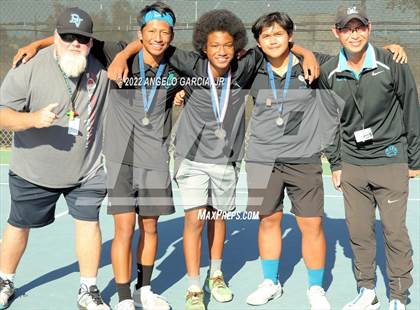 Thumbnail 2 in Bay Valley Athletic League Tennis Championship photogallery.