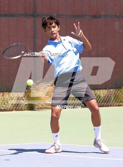 Thumbnail 3 in Bay Valley Athletic League Tennis Championship photogallery.