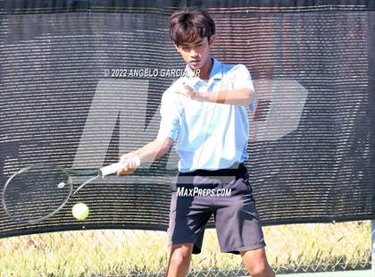 Thumbnail 2 in Bay Valley Athletic League Tennis Championship photogallery.
